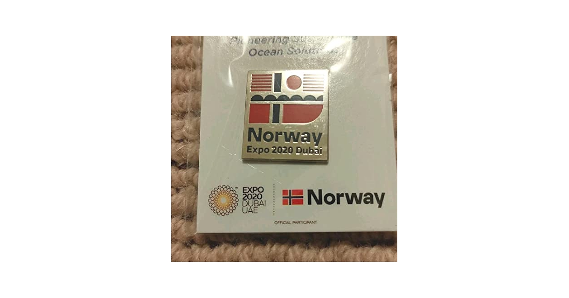 Amazon | ドバイ万博 ノルウェーパビリオン ピンバッジ